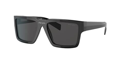 Prada PR 10YS 55 Dark Grey & Black Sunglasses .